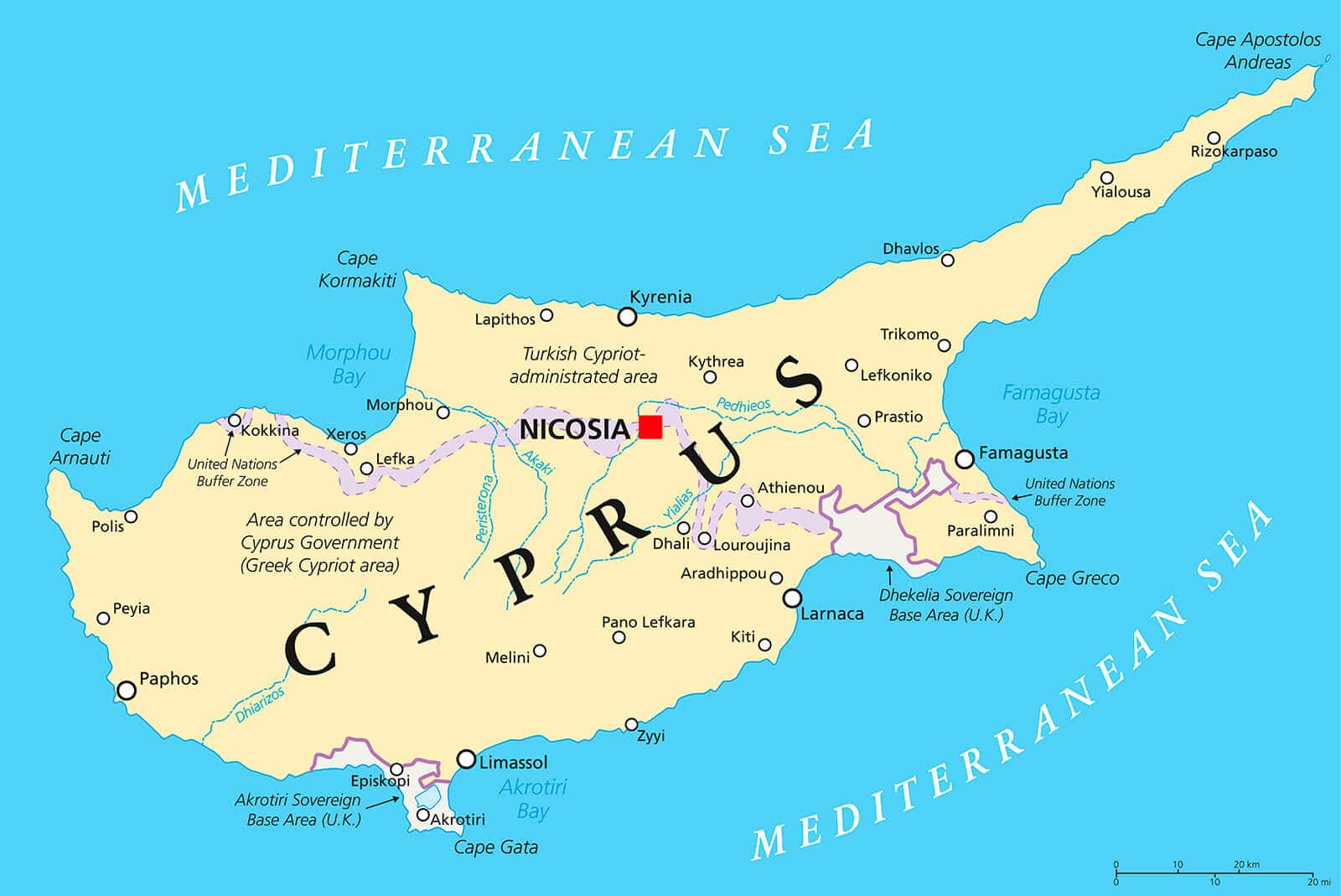 35 sự thật thú vị về Cộng hòa Síp (Cyprus)